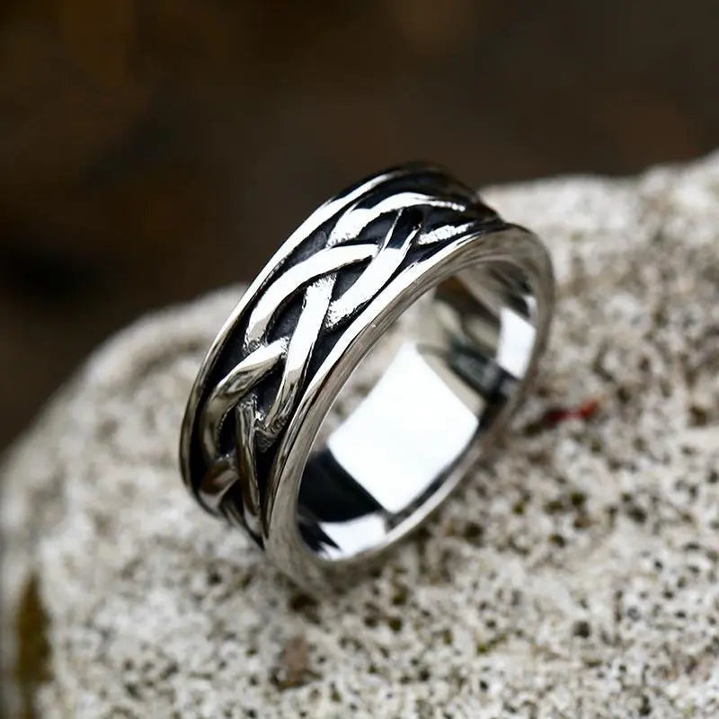 Celtic Knot Stainless Steel Ring