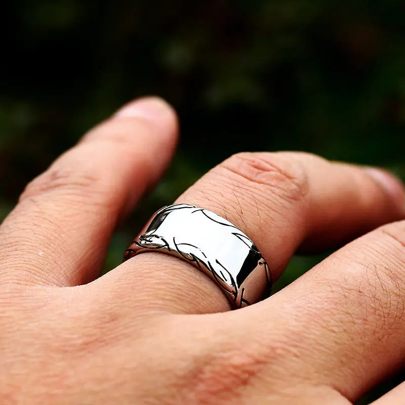 Celtic Knot Stainless Steel Ring