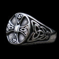 Celtics Knot Cross Stainless Steel Ring