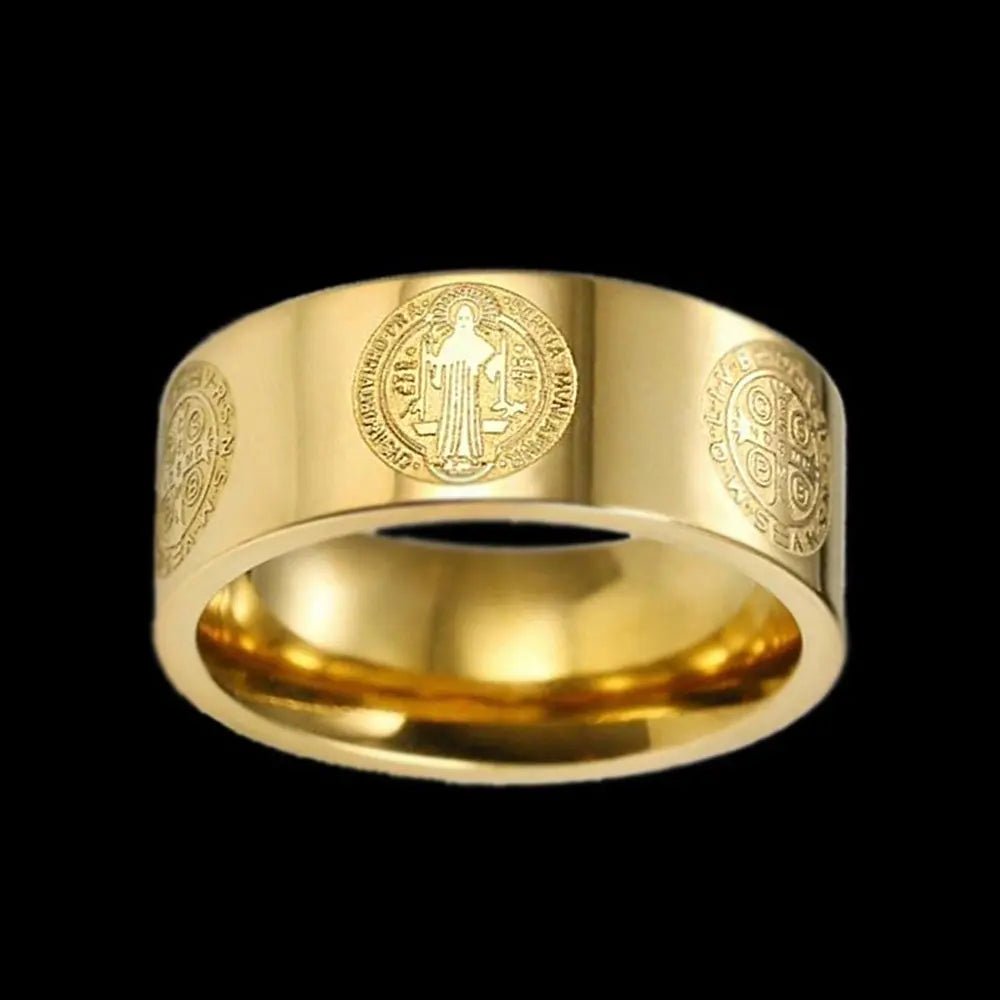 Christian Exorcism Stainless Steel Ring