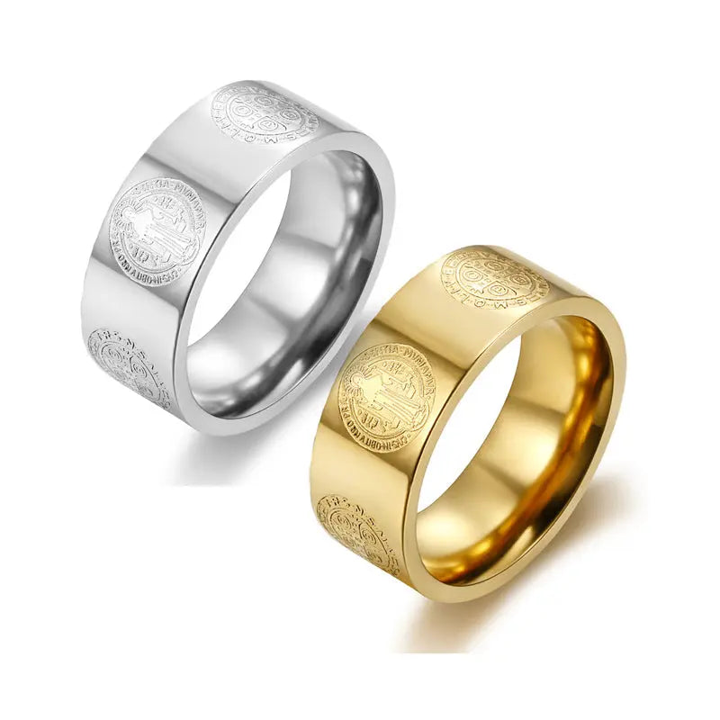 Christian Exorcism Stainless Steel Ring