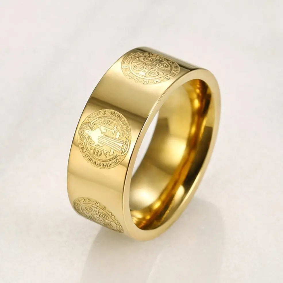 Christian Exorcism Stainless Steel Ring