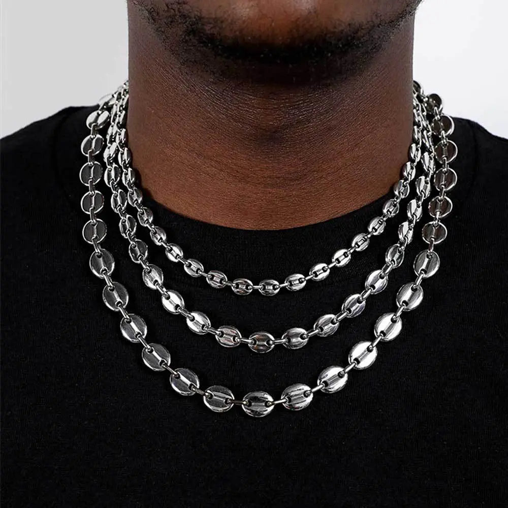 Coffee Bean Stainless Steel Chain