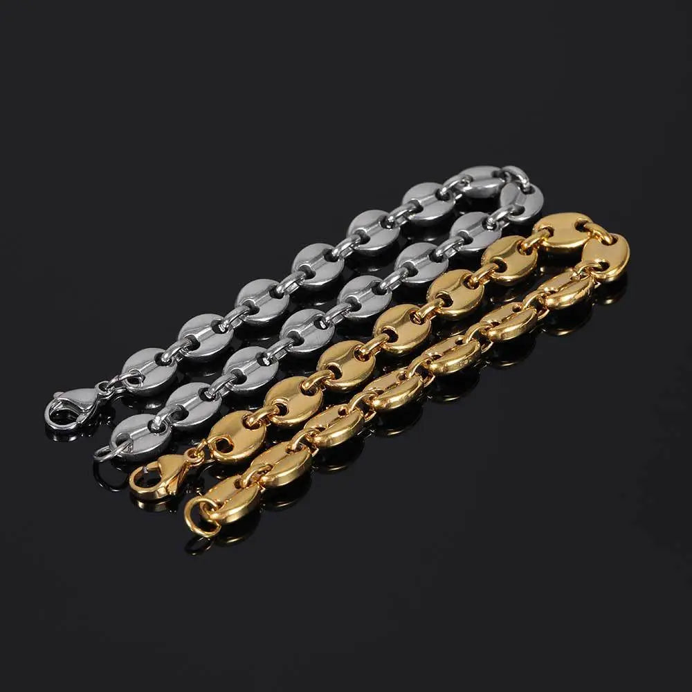 Coffee Bean Stainless Steel Chain