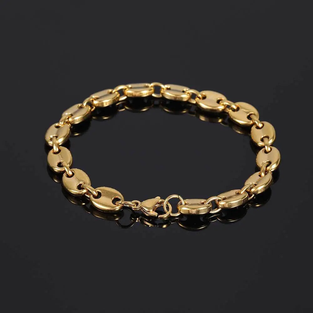 Coffee Bean Stainless Steel Chain
