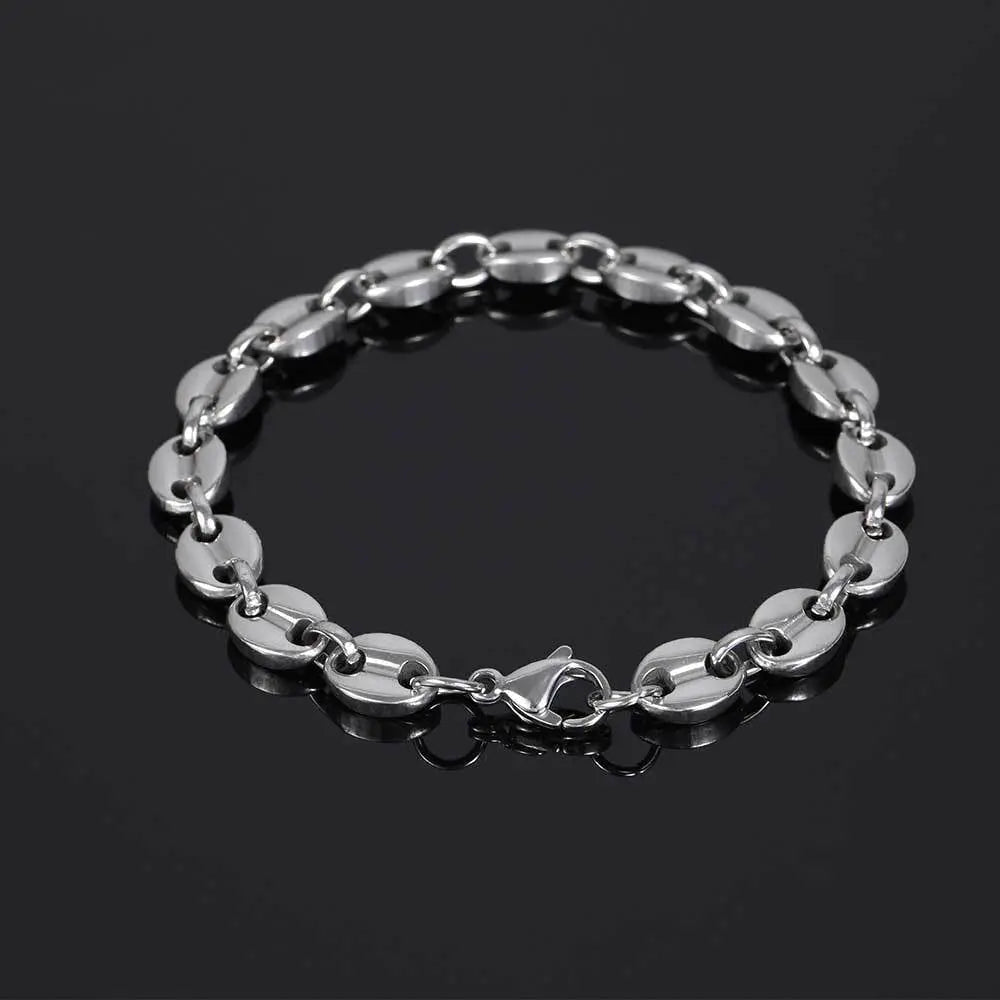 Coffee Bean Stainless Steel Chain