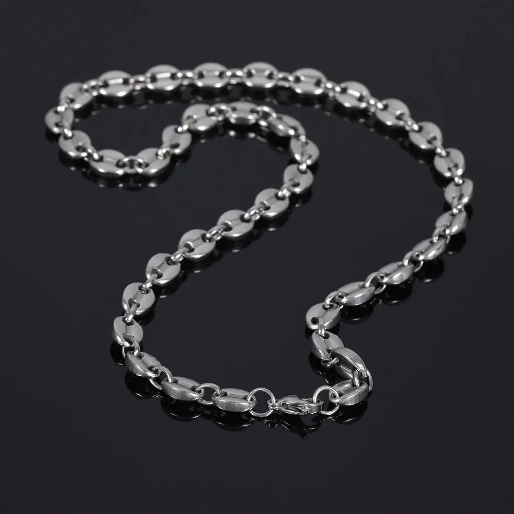 Coffee Bean Stainless Steel Chain