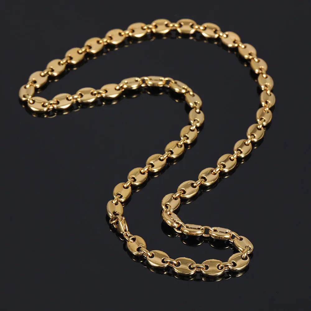 Coffee Bean Stainless Steel Chain
