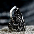 Death Scythe Skull Stainless Steel Ring