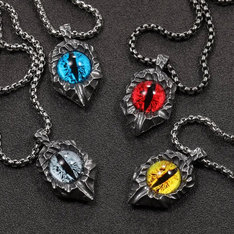 Demon Eye Stainless Steel Pendant