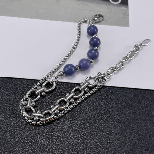 Double-Layer Chain Aventurine Bracelet