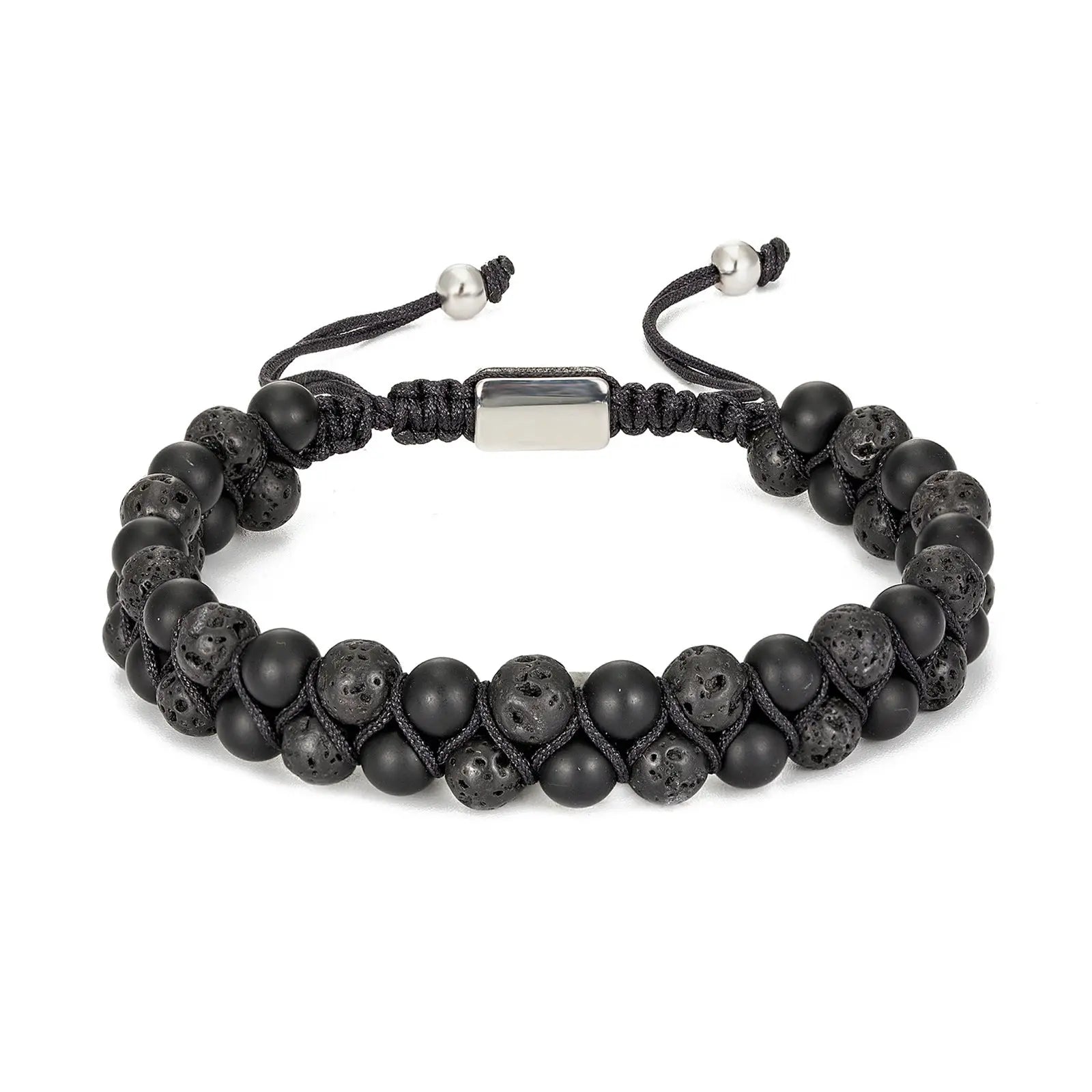 Double Weave Bead Bracelet