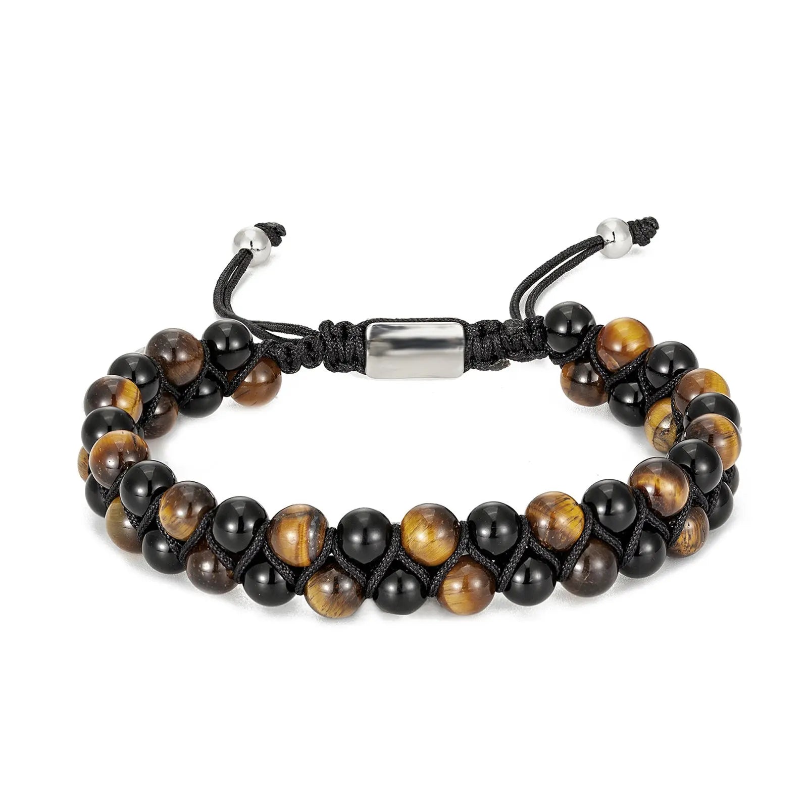 Double Weave Bead Bracelet