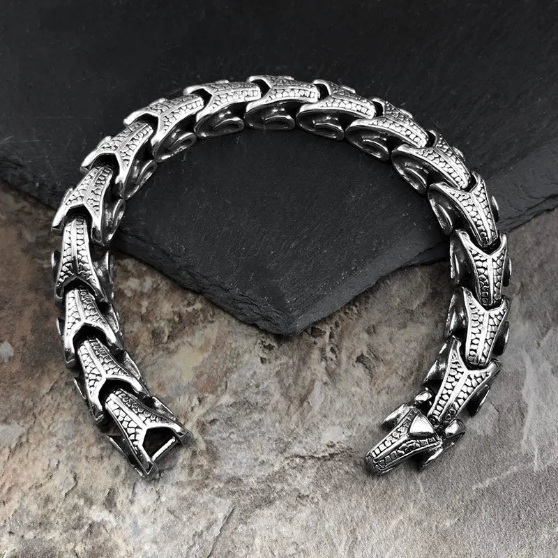 Dragon Bone Stainless Steel Bracelet