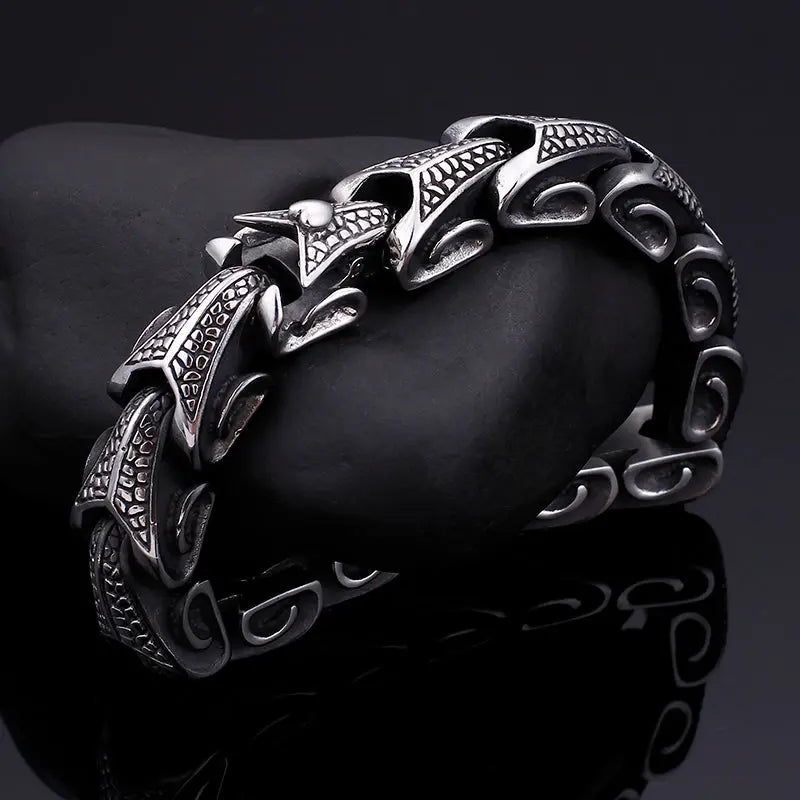 Dragon Bone Stainless Steel Bracelet