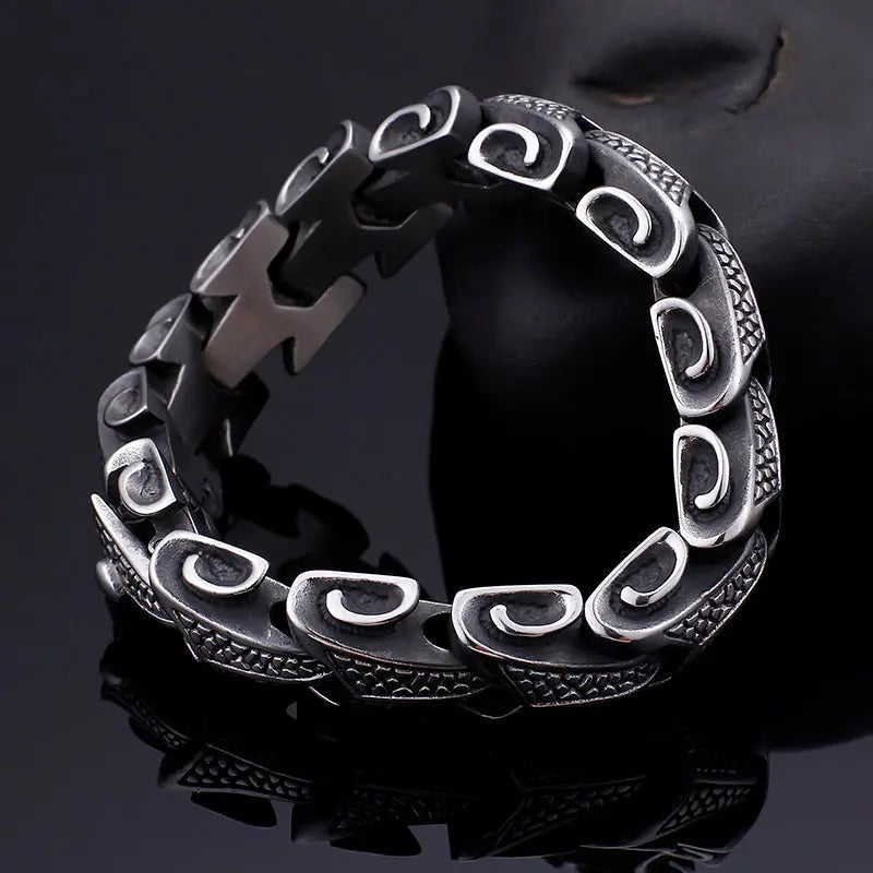 Dragon Bone Stainless Steel Bracelet