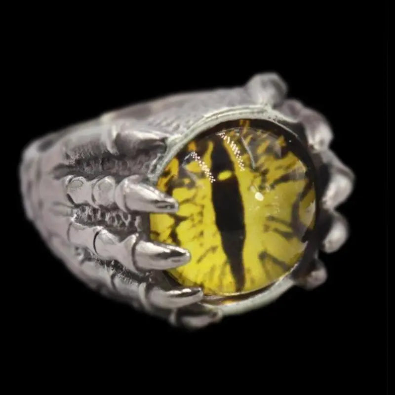 Dragon Eye Claw Stainless Steel Ring