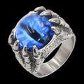 Dragon Eye Claw Stainless Steel Ring