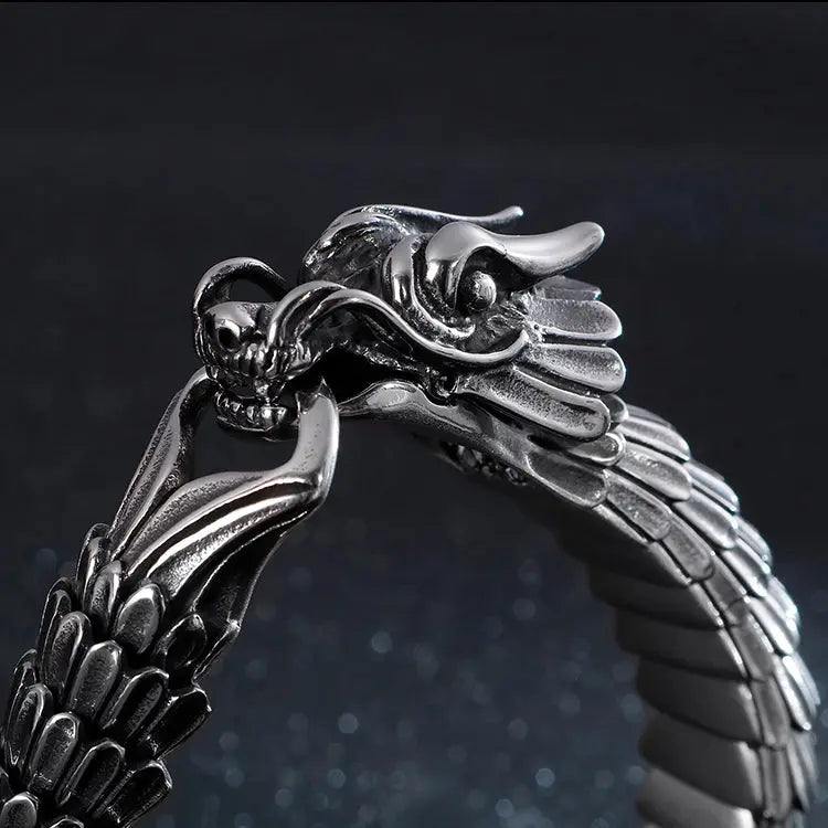 Dragon Scale Stainless Steel Bracelet