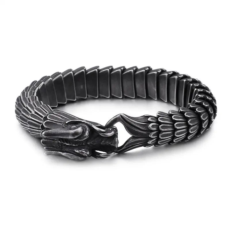 Dragon Scale Stainless Steel Bracelet