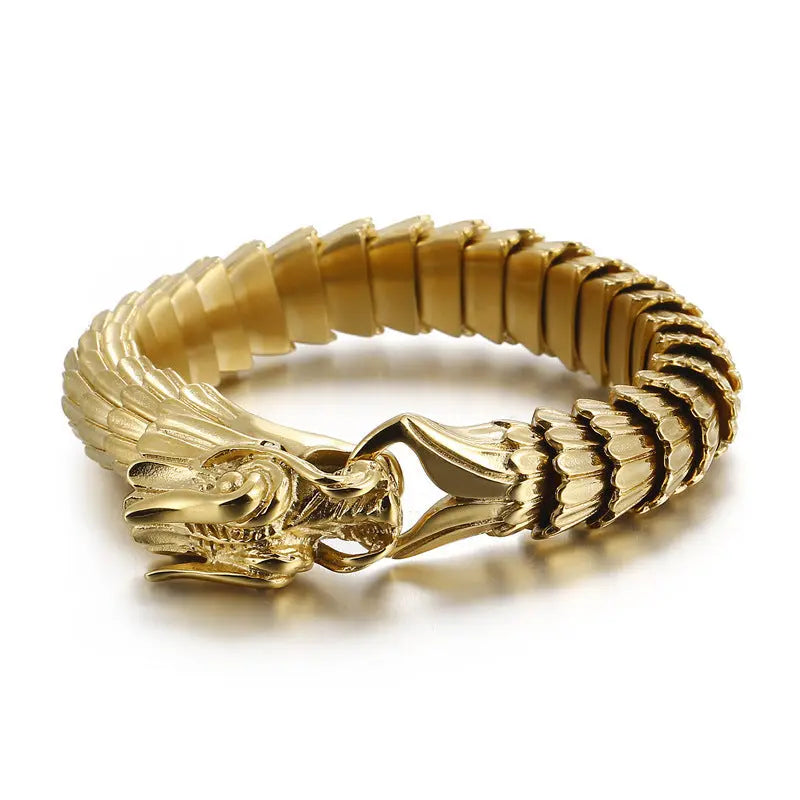 Dragon Scale Stainless Steel Bracelet