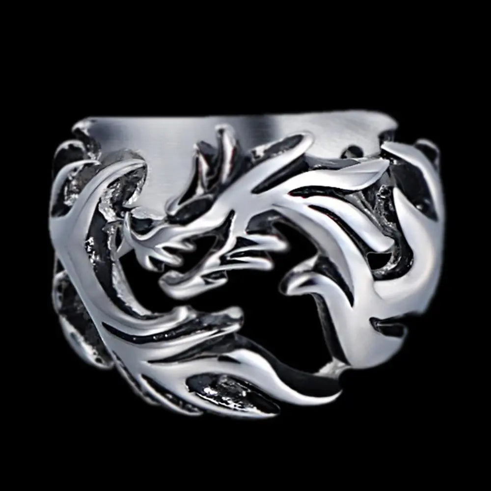 Dragon Stainless Steel Vintage Ring