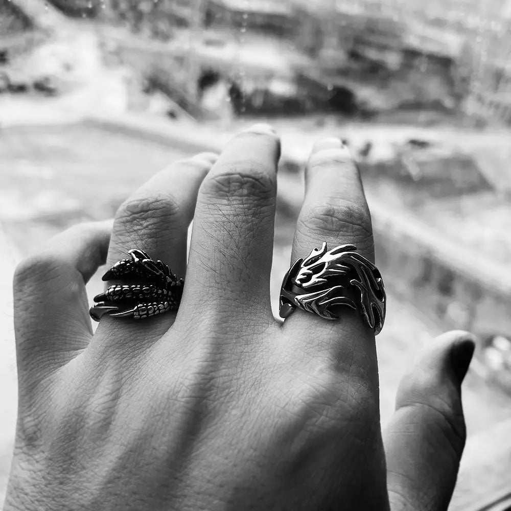 Dragon Stainless Steel Vintage Ring