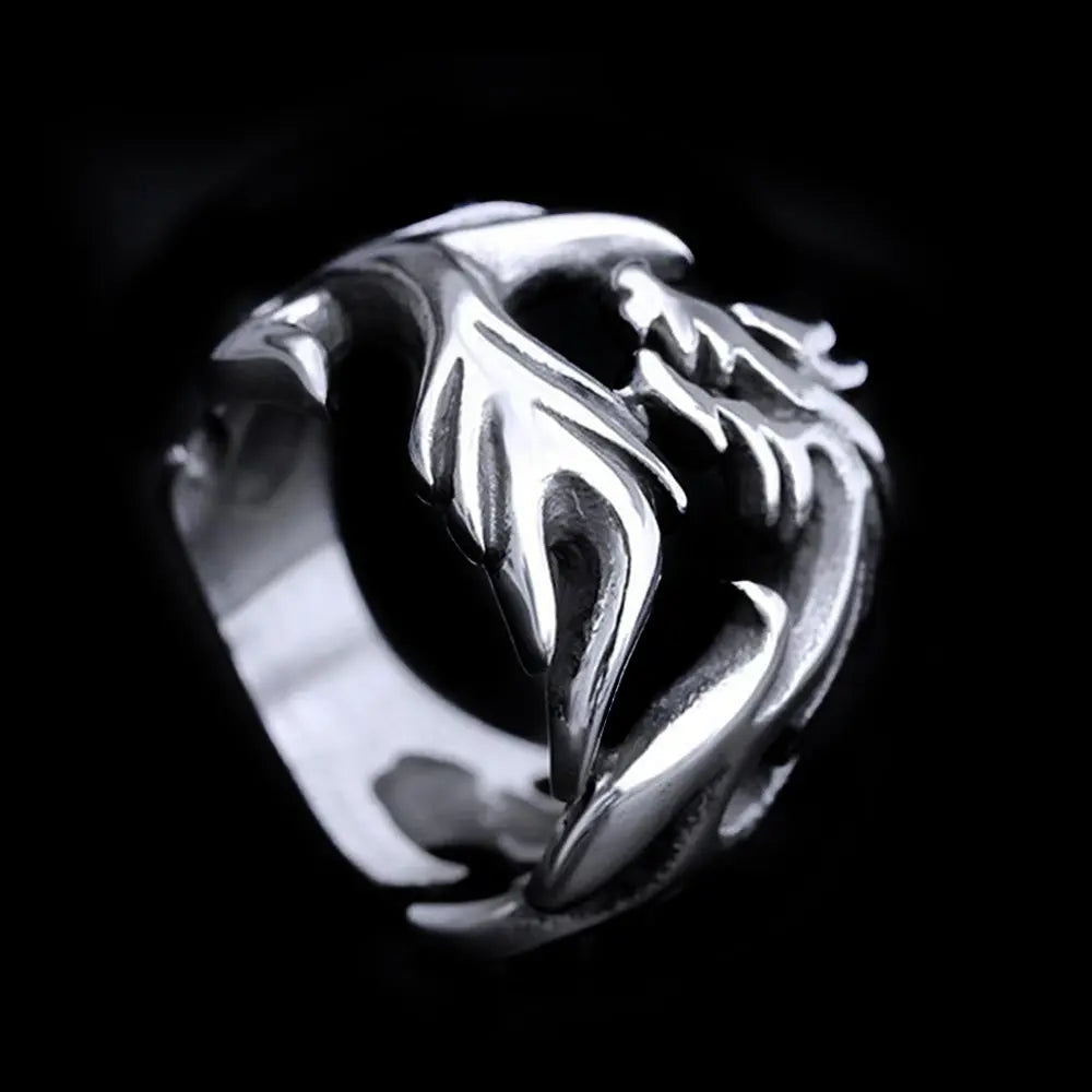 Dragon Stainless Steel Vintage Ring