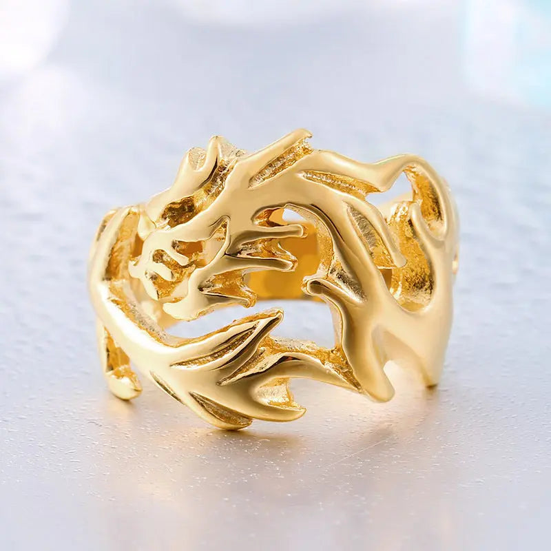 Dragon Stainless Steel Vintage Ring