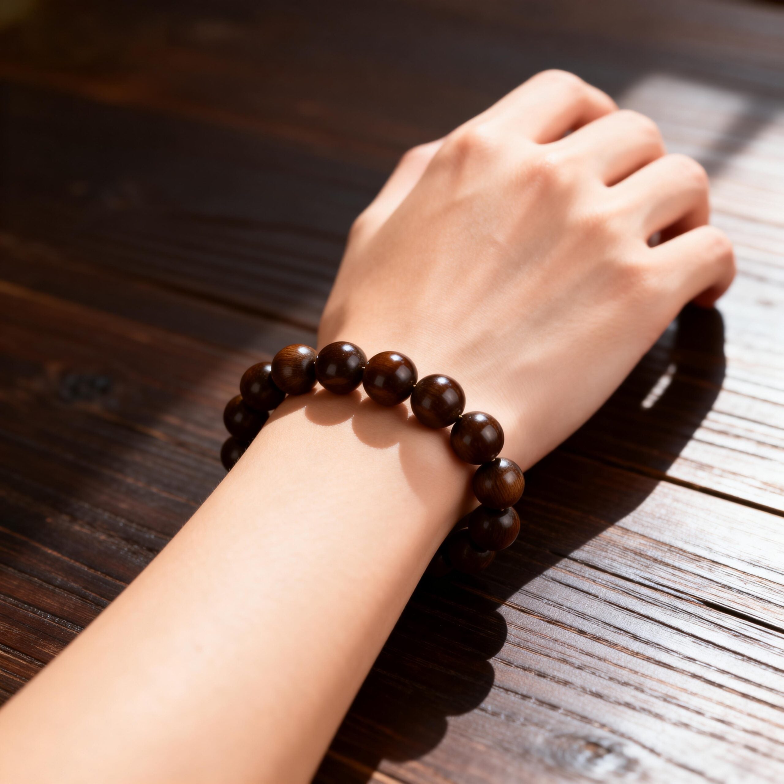 Agarwood Bracelet – Vietnam Nha Trang Kyara-Grade · Collector Grade · High Resin