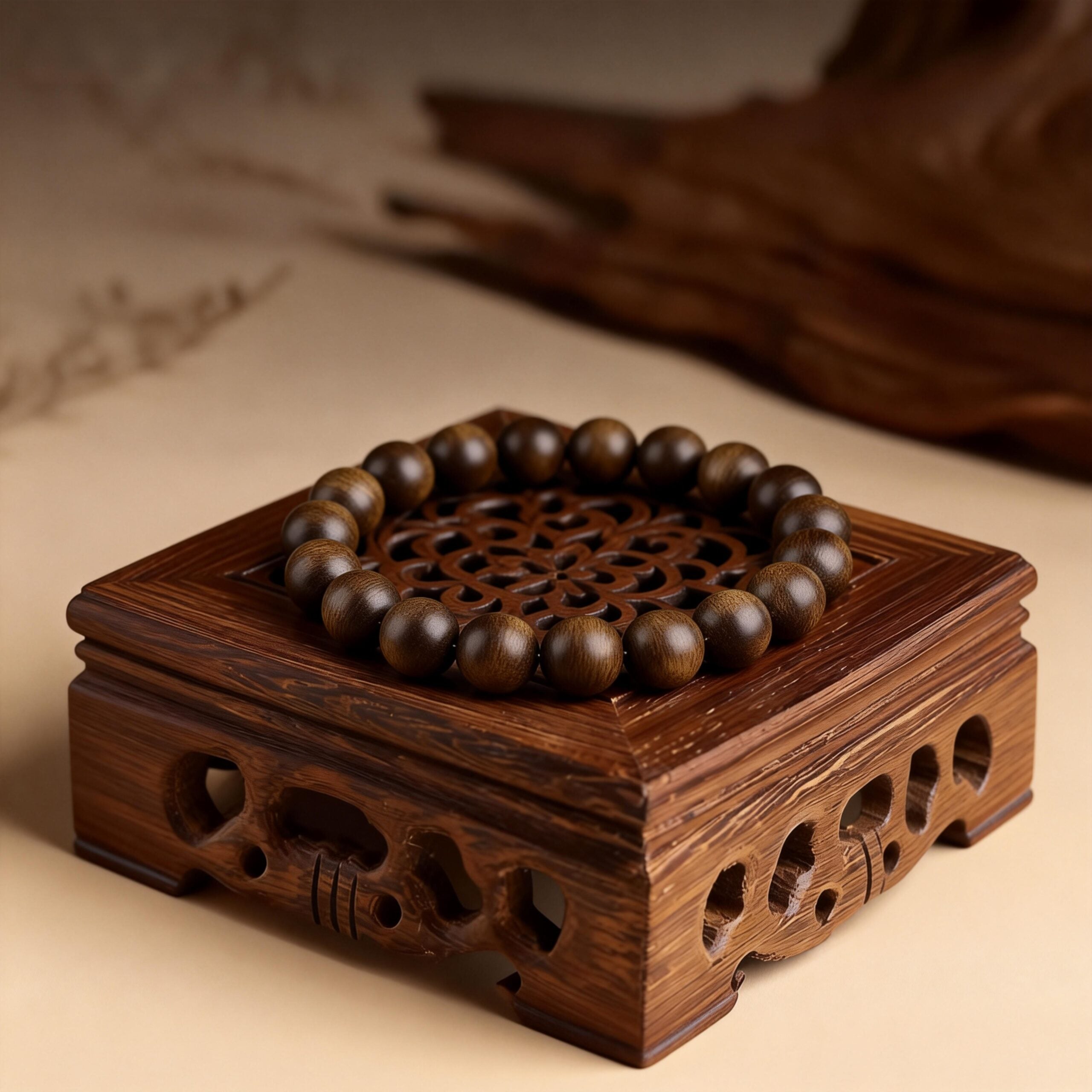 Agarwood Bracelet – Vietnam Nha Trang Kyara-Grade · Collector Grade · High Resin