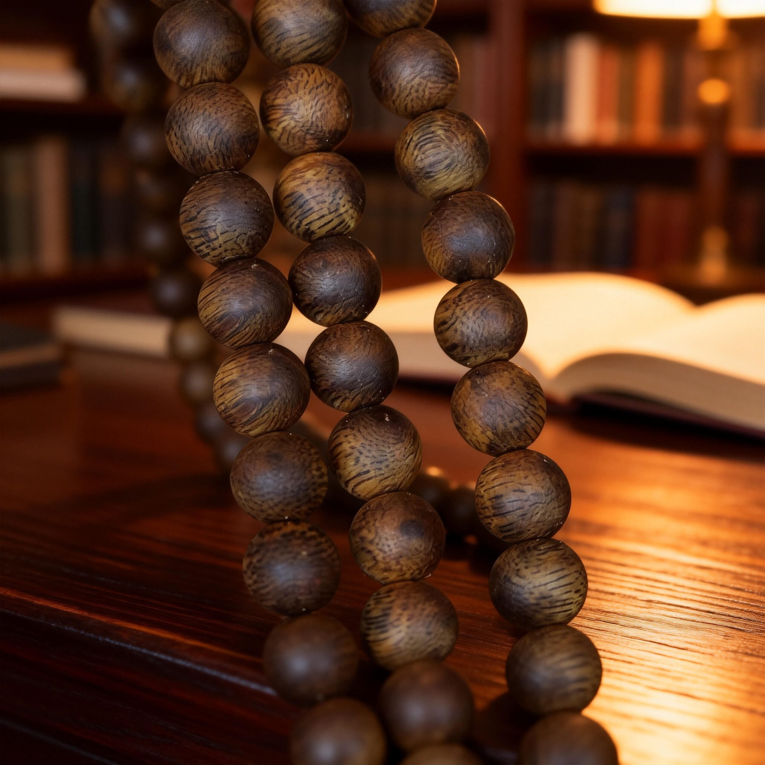 Vietnam Nha Trang Agarwood 108 Beads – Refined Grade · Subtle Sweetness