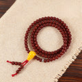 Red Bodhi Hand Mala — Trace