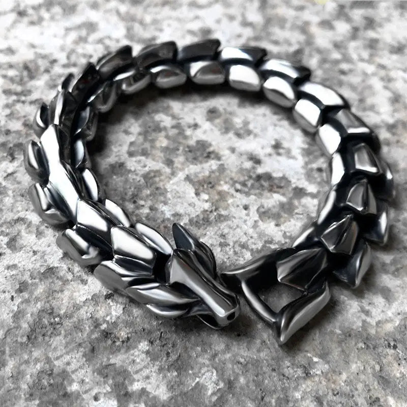 Eastern Dragon Bone Chain Bracelet
