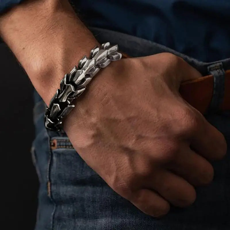 Eastern Dragon Bone Chain Bracelet