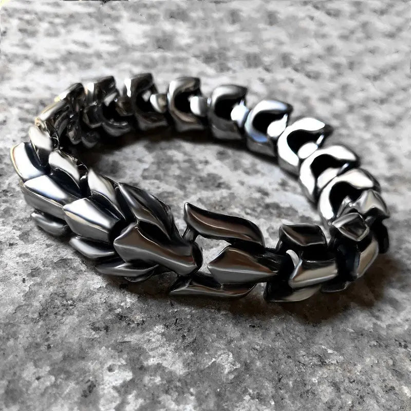 Eastern Dragon Bone Chain Bracelet