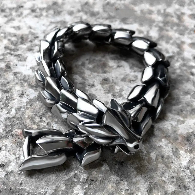 Eastern Dragon Bone Chain Bracelet