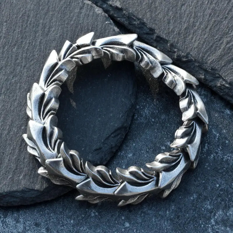 Eastern Dragon Bone Heavy Stainless Steel Bracelet