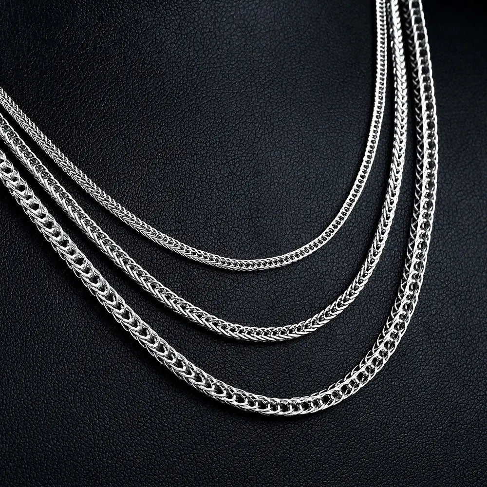Foxtail Chain Stainless Steel Necklace