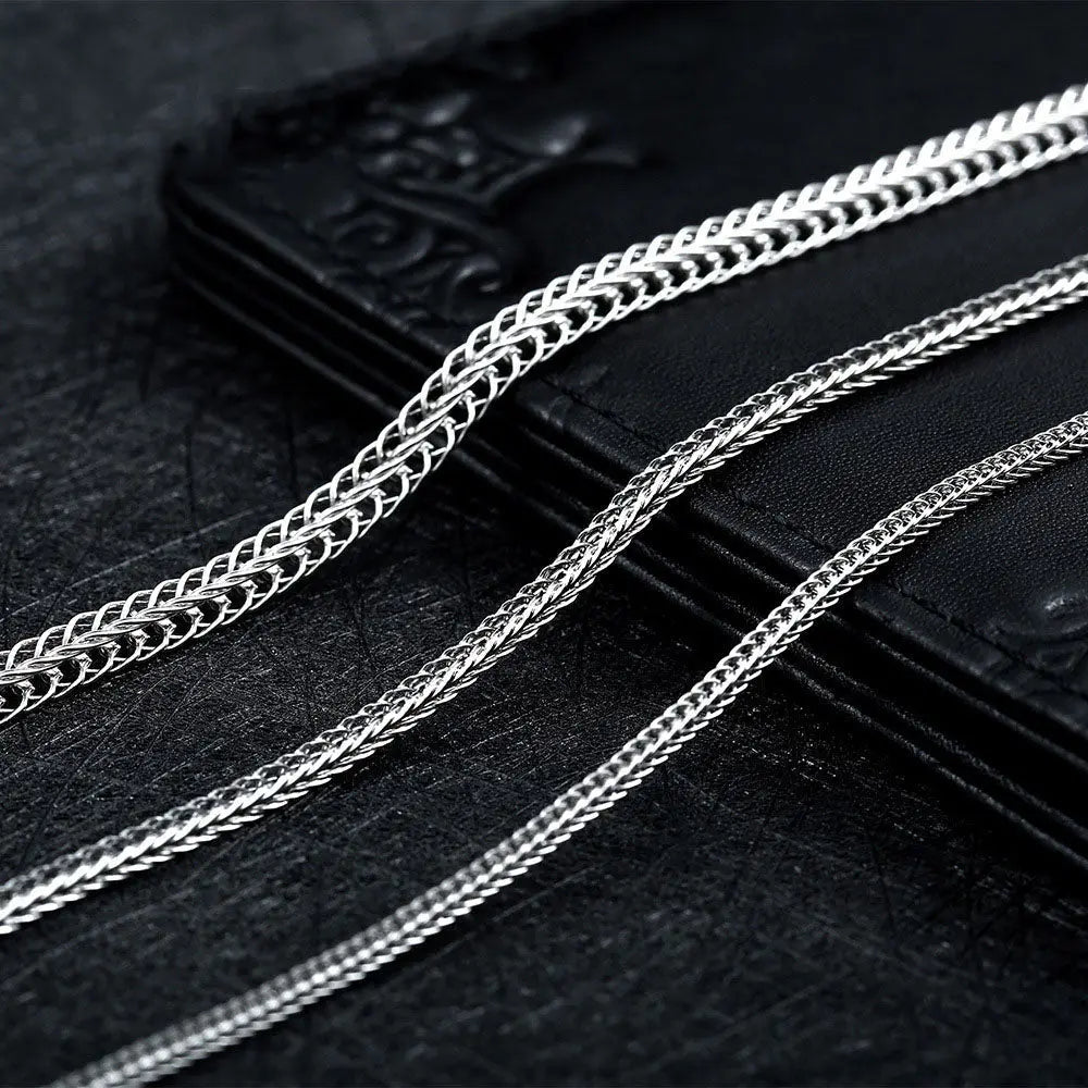 Foxtail Chain Stainless Steel Necklace