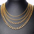 Golden Round Miami Cuban Link Chain