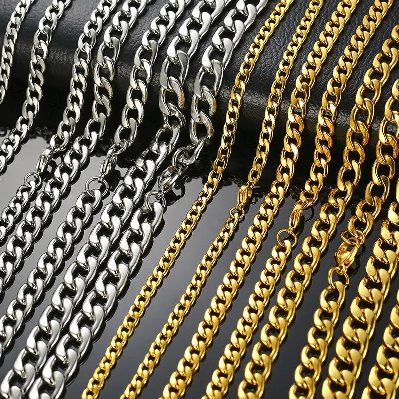 Golden Round Miami Cuban Link Chain