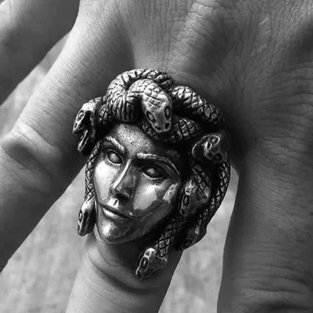 Greek Mythology Gorgon Monster Medusa Beast Ring