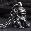 Handmade Lion 925 Silver Pendant