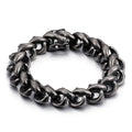 Heavy Spine Style Stainless Steel Bracelet