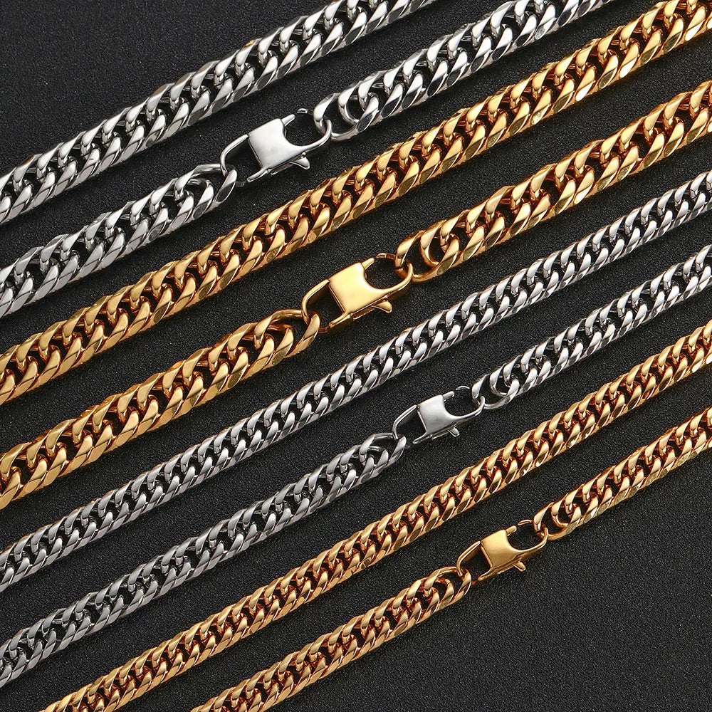 Hip Hop Lobster Clasp Chain-Silver