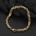 Hip Hop Stainless Steel Imperial Chain-Gold