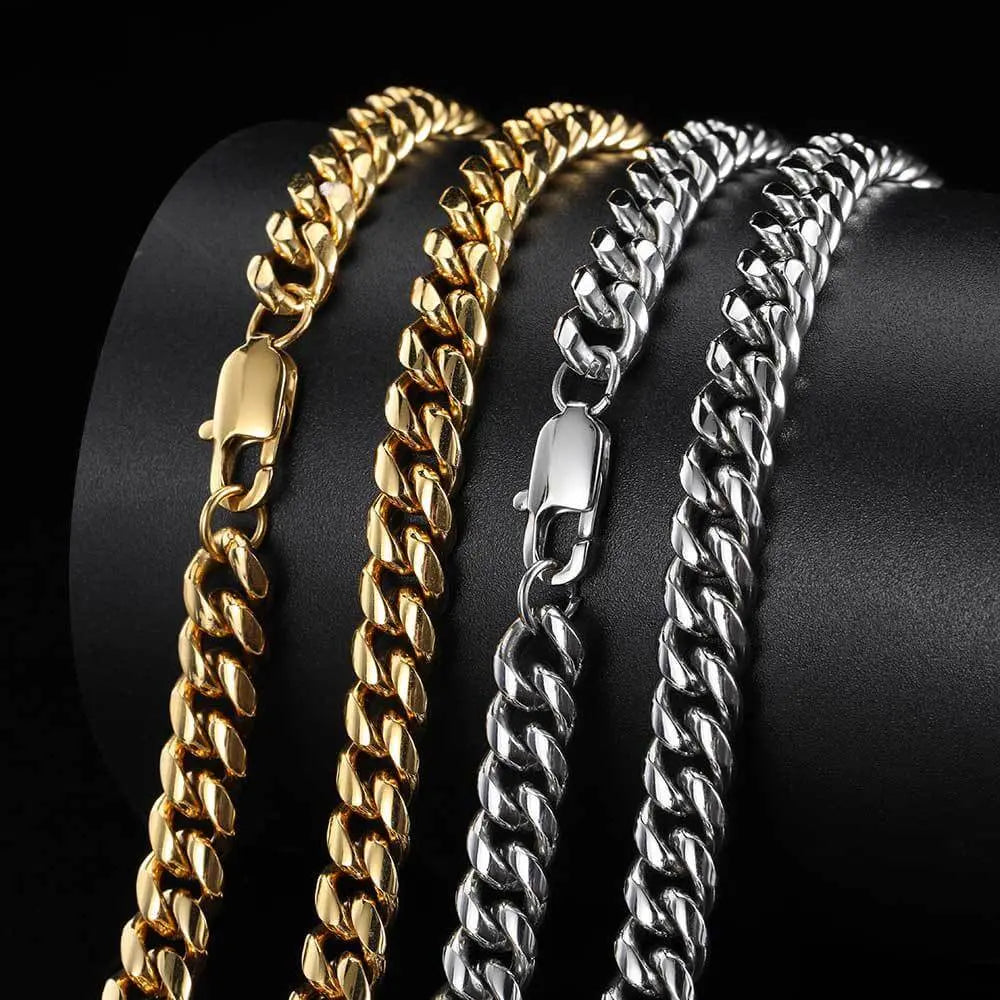 Hip-hop Intensive Grinding Buckle Cuban Chain