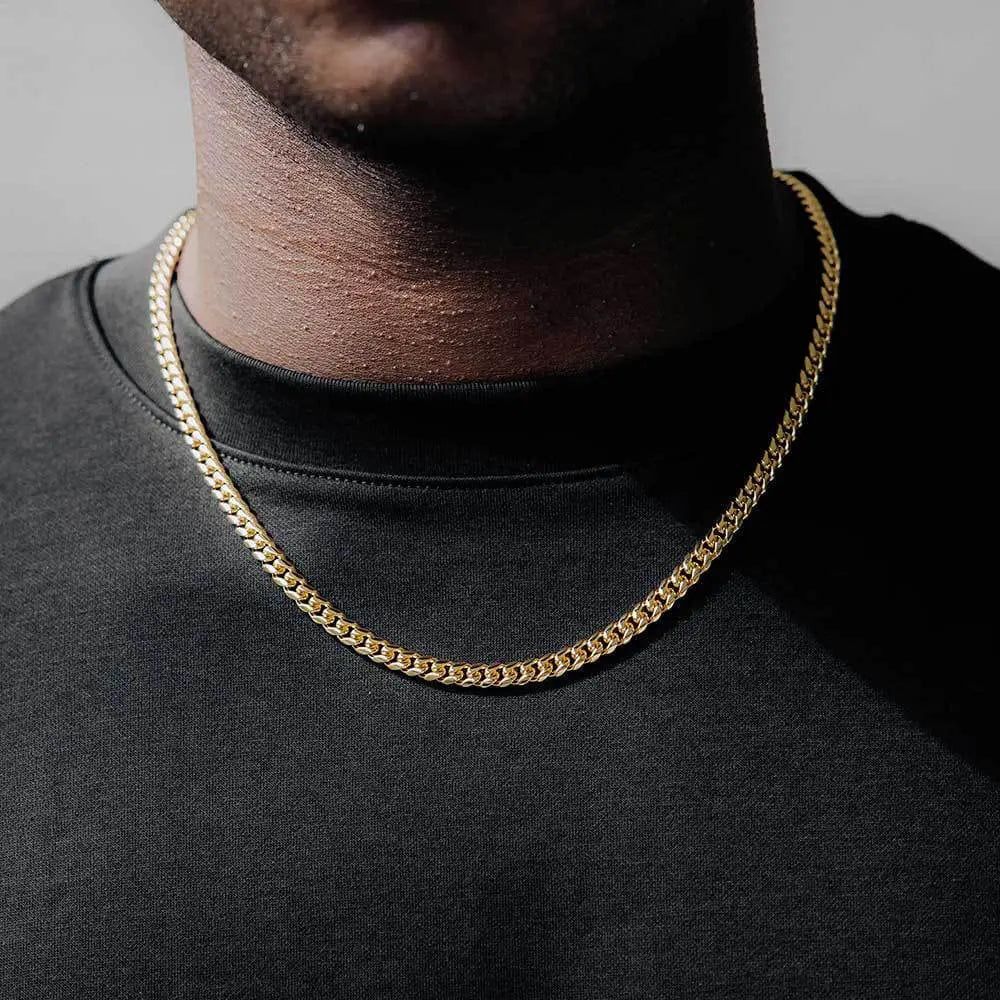 Hip-hop Intensive Grinding Buckle Cuban Chain