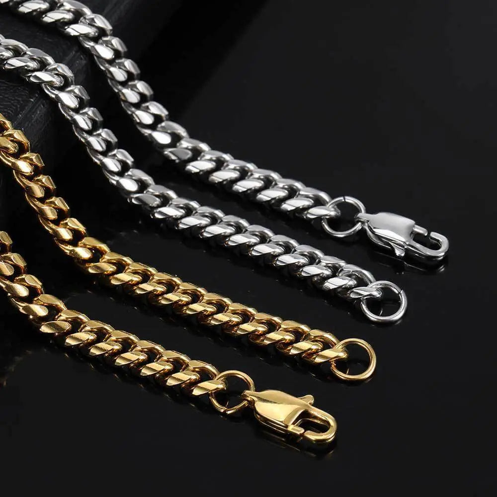 Hip-hop Intensive Grinding Buckle Cuban Chain